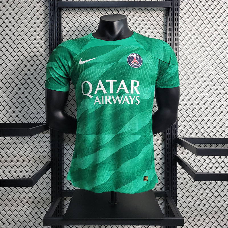 23/24 Paris Saint-Germain PSG Green Goalkeeper Jersey - Player Version